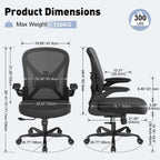 Ergonomic Mesh Office Chair with Adjustable Lumbar Support