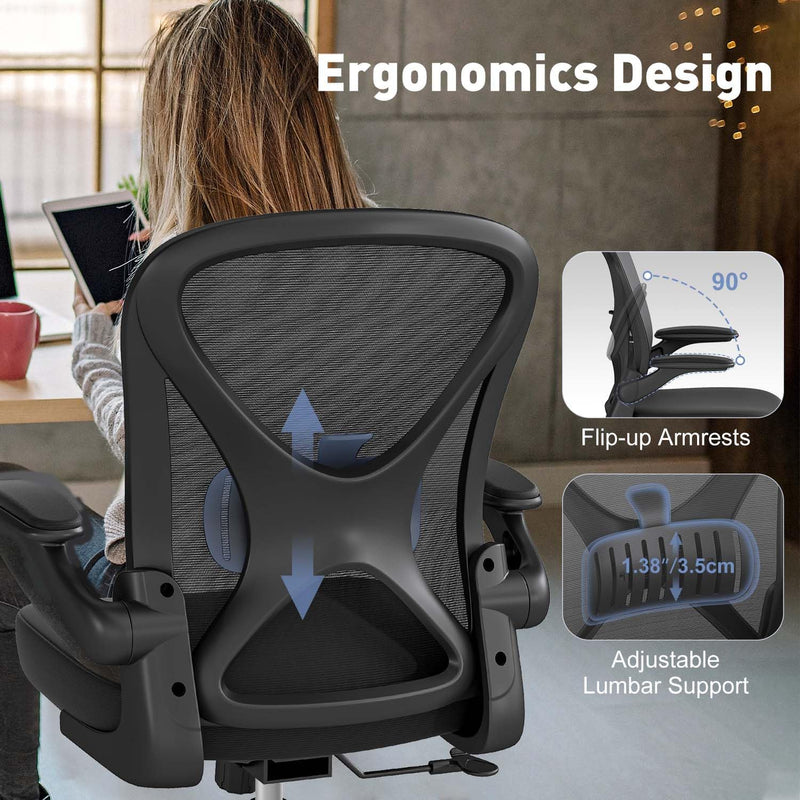 Ergonomic Mesh Office Chair with Adjustable Lumbar Support