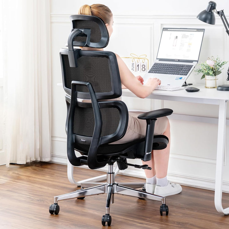 Ergonomic Mesh Office Chair with Adjustable Seat Depth