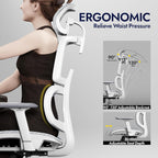 Ergonomic Mesh Office Chair with Adjustable Seat Depth