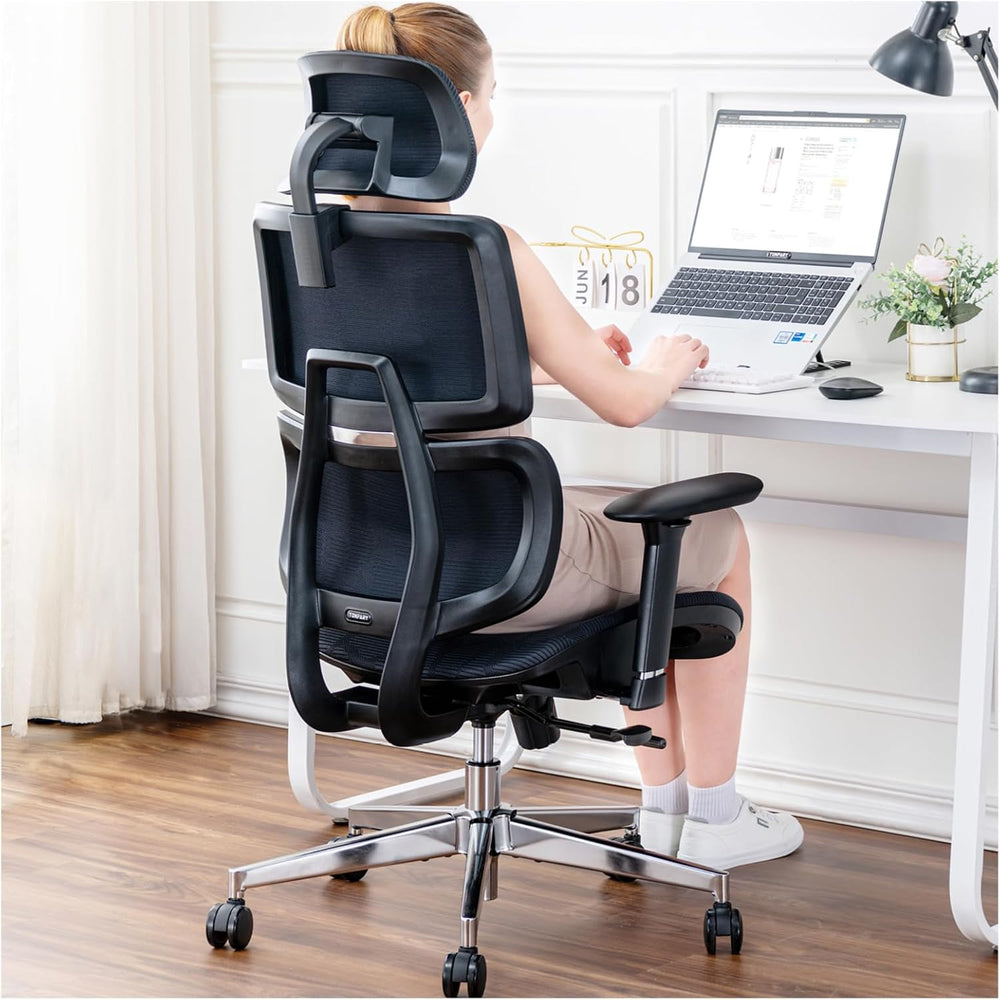 Ergonomic Mesh Office Chair with Adjustable Seat Depth