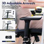Ergonomic Mesh Office Chair with Adjustable Seat Depth