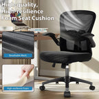 Ergonomic Mesh Office Desk Chair with Flip-Up Arms
