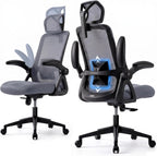 Ergonomic Office Chair 2d Flip-Up Armrests Small Spaces