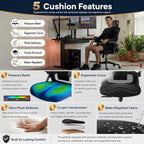 Ergonomic Office Chair 2d Flip-Up Armrests Small Spaces