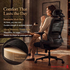 Ergonomic Office Chair 3d Armrests and 2d Lumbar