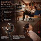 Ergonomic Office Chair 3d Armrests and 2d Lumbar