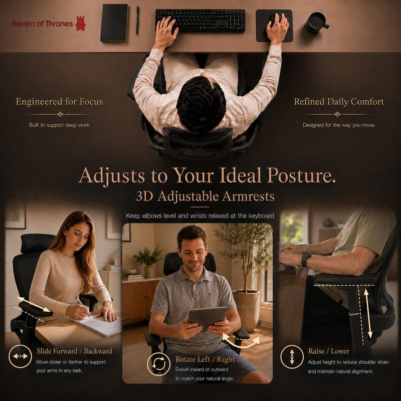 Ergonomic Office Chair Back Support and Long Hours