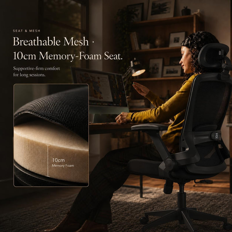 Ergonomic Office Chair Back Support and Long Hours