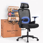 Ergonomic Office Chair 2d Flip-Up Armrests Small Spaces