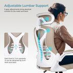 Ergonomic Office Chair Computer Desk with High Back