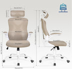 Ergonomic Office Chair Computer Desk with High Back