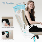 Ergonomic Office Chair Computer Desk with High Back