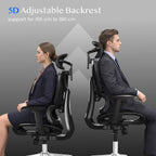 Ergonomic Office Chair Desk 3d Armrests Headrest 5d