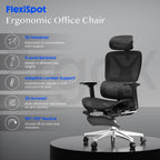 Ergonomic Office Chair Desk 3d Armrests Headrest 5d