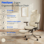 Ergonomic Office Chair Desk 3d Armrests Headrest 5d