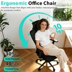 Ergonomic Office Chair Desk with Adjustable Lumbar Headrest
