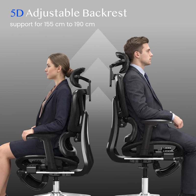 Ergonomic Office Chair Executive Mesh Desk Swivel
