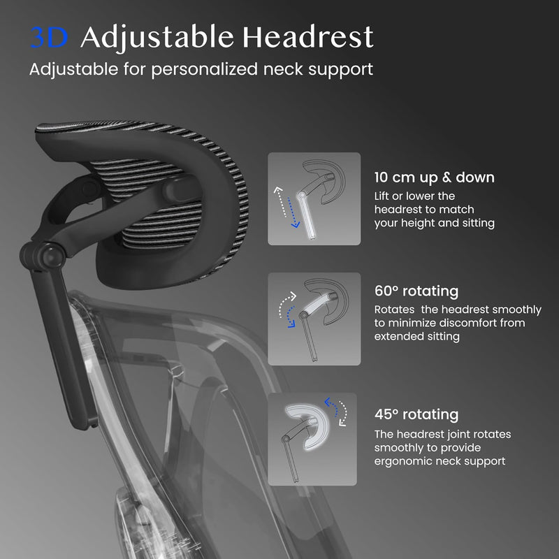 Ergonomic Office Chair Executive Mesh Desk Swivel