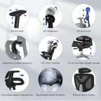 Ergonomic Office Chair Executive Mesh Desk with Height
