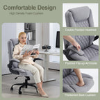 Ergonomic Office Chair Fabric Desk Chairs for Home
