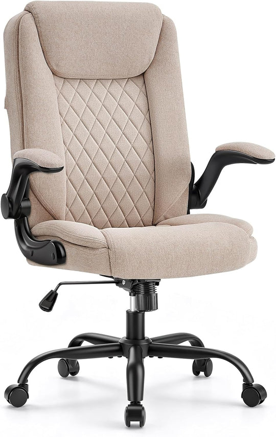 Ergonomic Office Chair Fabric Desk Chairs for Home
