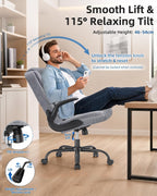 Ergonomic Office Chair Fabric Desk Chairs for Home