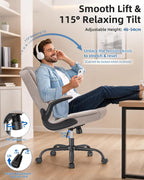 Ergonomic Office Chair Fabric Desk Chairs for Home