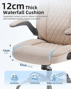 Ergonomic Office Chair Fabric Desk Chairs for Home