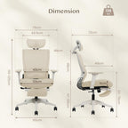 Ergonomic Office Chair Folding for Small Spaces