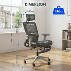 Ergonomic Office Chair Folding for Small Spaces
