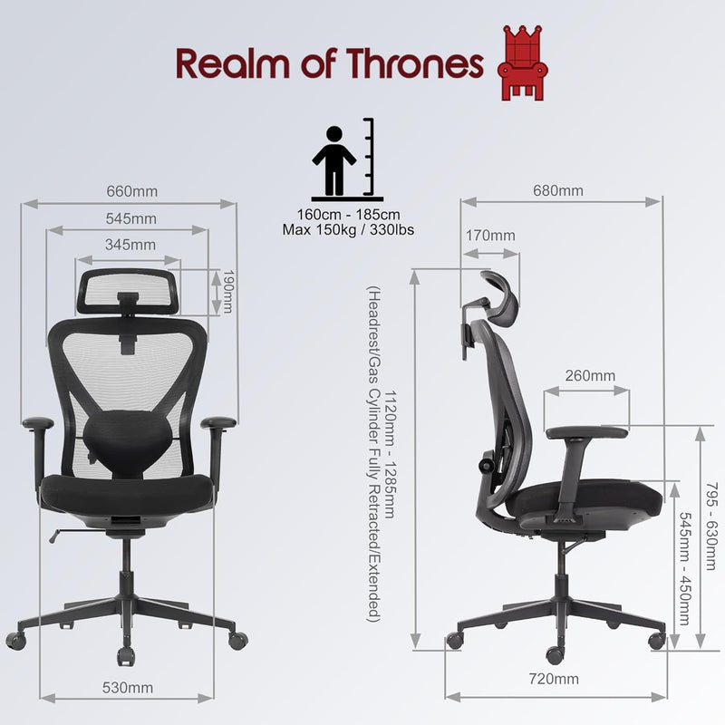 Ergonomic Office Chair Back Support and Long Hours