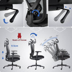 Ergonomic Office Chair Back Support and Long Hours