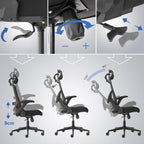 Ergonomic Office Chair for Back Support Long Hours