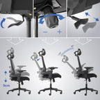 Ergonomic Office Chair for Back Support Long Hours