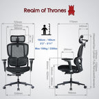 Ergonomic Office Chair for Back Support Long Hours