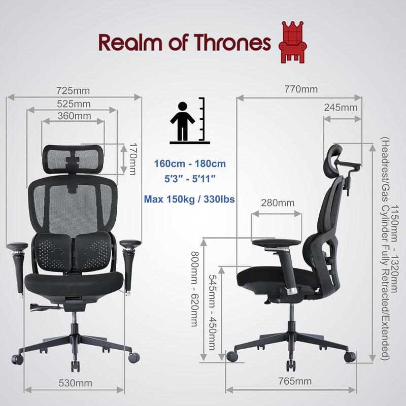 Ergonomic Office Chair Back Support and Long Hours
