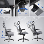 Ergonomic Office Chair for Back Support Long Hours