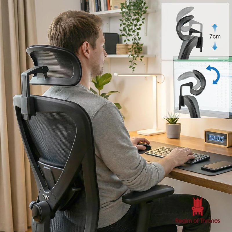 Ergonomic Office Chair Back Support and Long Hours