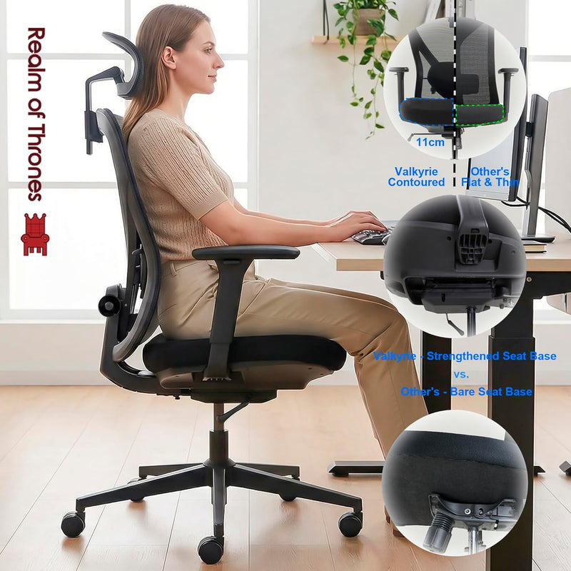 Ergonomic Office Chair Back Support and Long Hours