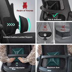 Ergonomic Office Chair for Back Support Long Hours