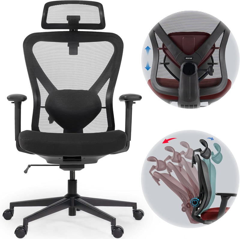 Ergonomic Office Chair Back Support and Long Hours