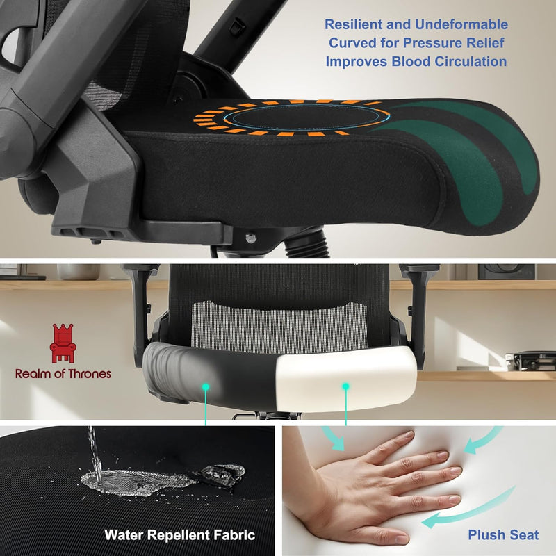 Ergonomic Office Chair Back Support and Long Hours