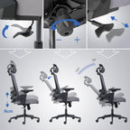 Ergonomic Office Chair for Home Gaming Desk 3d