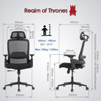 Ergonomic Office Chair for Home Gaming Desk 3d