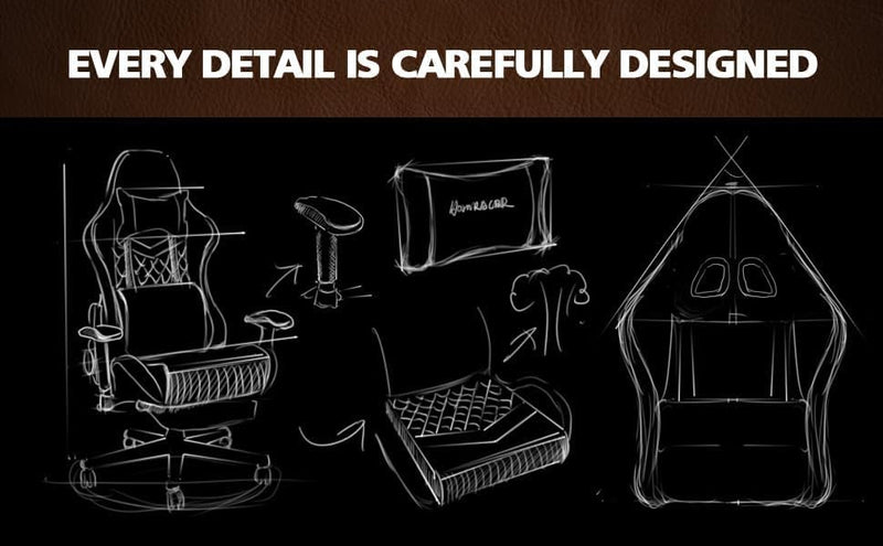 Ergonomic Office Chair Gaming Executive Desk with Massager