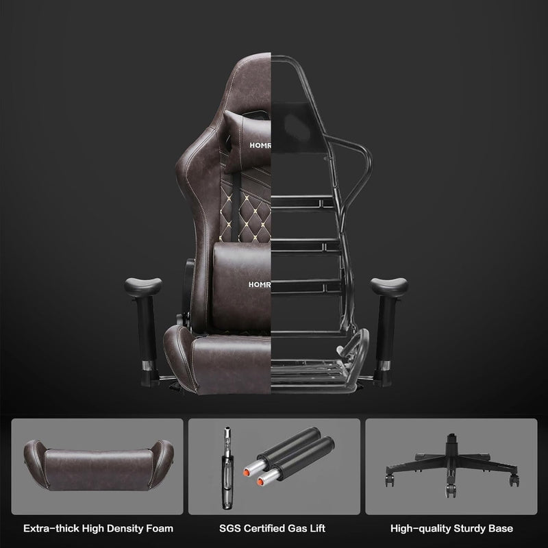 Ergonomic Office Chair Gaming Executive Desk with Massager
