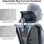 Ergonomic Office Chair High Back Desk with Adjustable