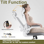 Ergonomic Office Chair High Back Mesh Design