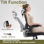 Ergonomic Office Chair High Back Mesh Design